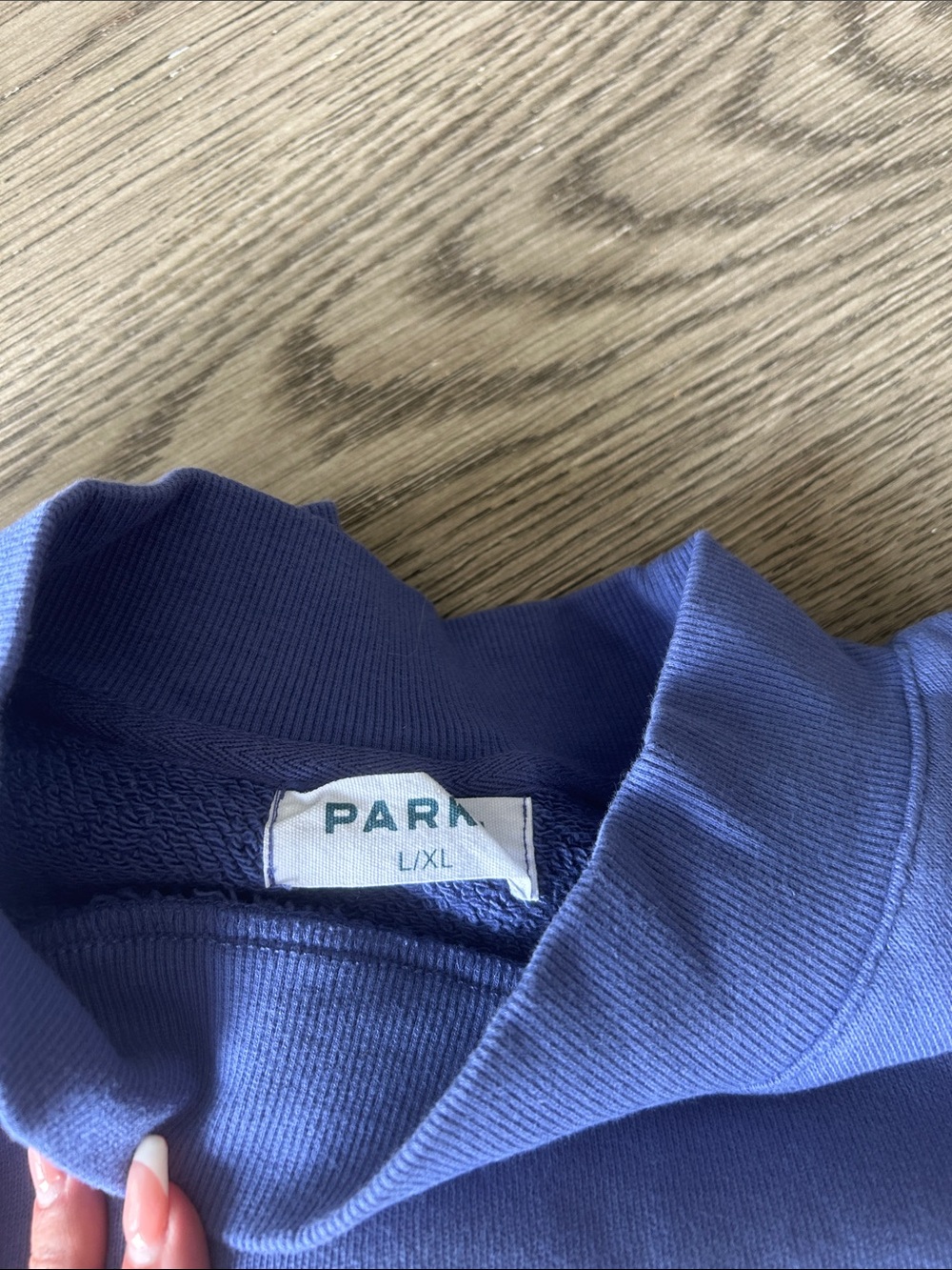 Parke Women's Crewneck Sweatshirt with Red Lettering - Picture 2 of 3